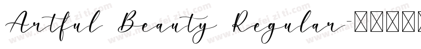 Artful Beauty Regular字体转换